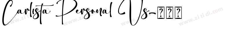 Carlista Personal Us字体转换